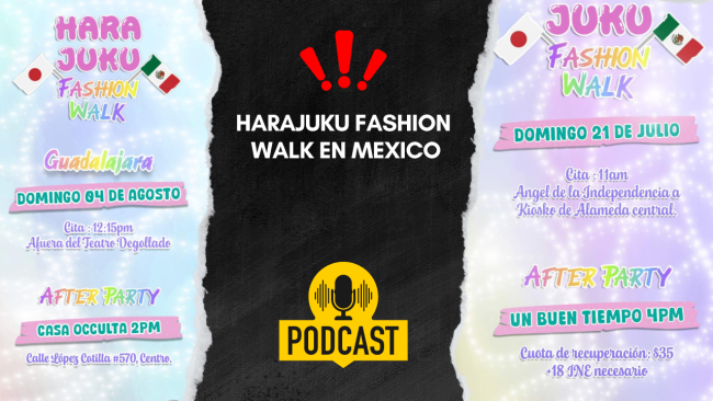 Anuncio Harajuku Fashion Walk 2024 – T3E05 – Psychedelic Visual Podcast Anuncio Harajuku Fashion Walk 2024 - T3E05 - Psychedelic Visual Podcast