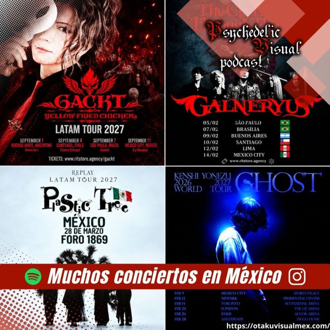 muchos conciertos en mexico de visual kei